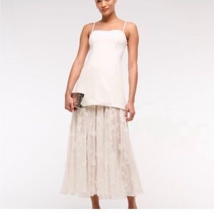 Abercrombie sheer lace floral dress